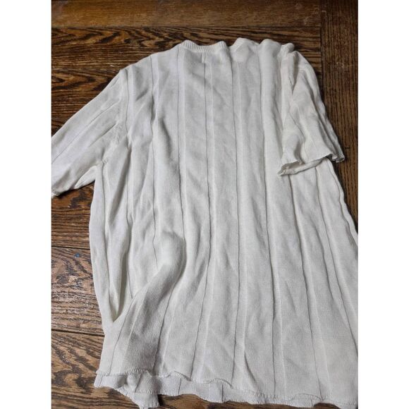 Diish EMERY OFF WHITE oversized tee& WIDE LEG PANTS set sz S/M - Picture 8 of 9